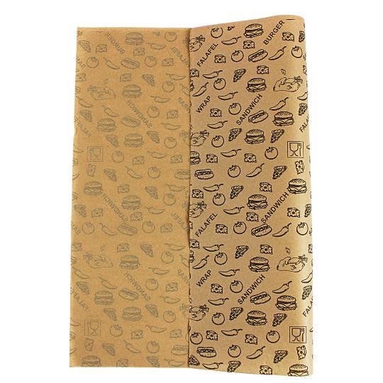 Hamburgerpapier Braun 30×40 cm & 45×50 cm 1000 Stück