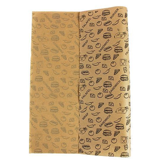 Hamburgerpapier Braun 30×40 cm & 45×50 cm 1000 Stück