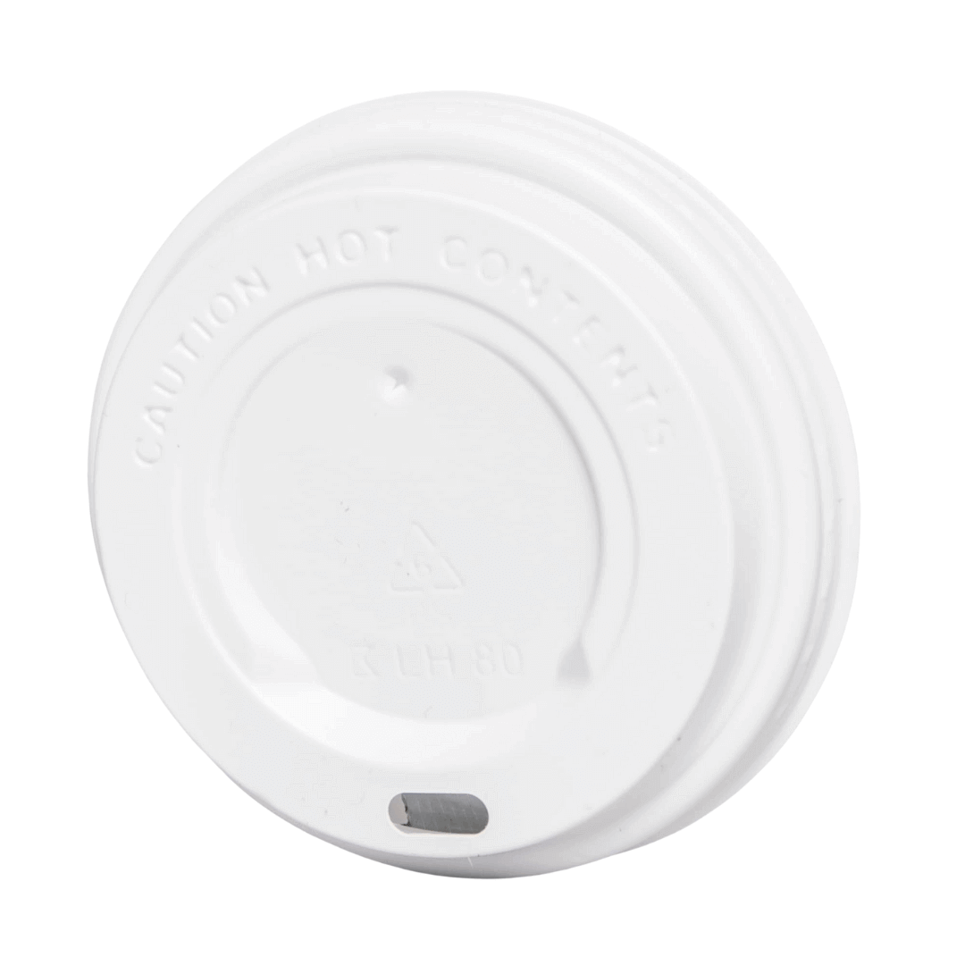 Deckel für Kaffeebecher 80mm weiß