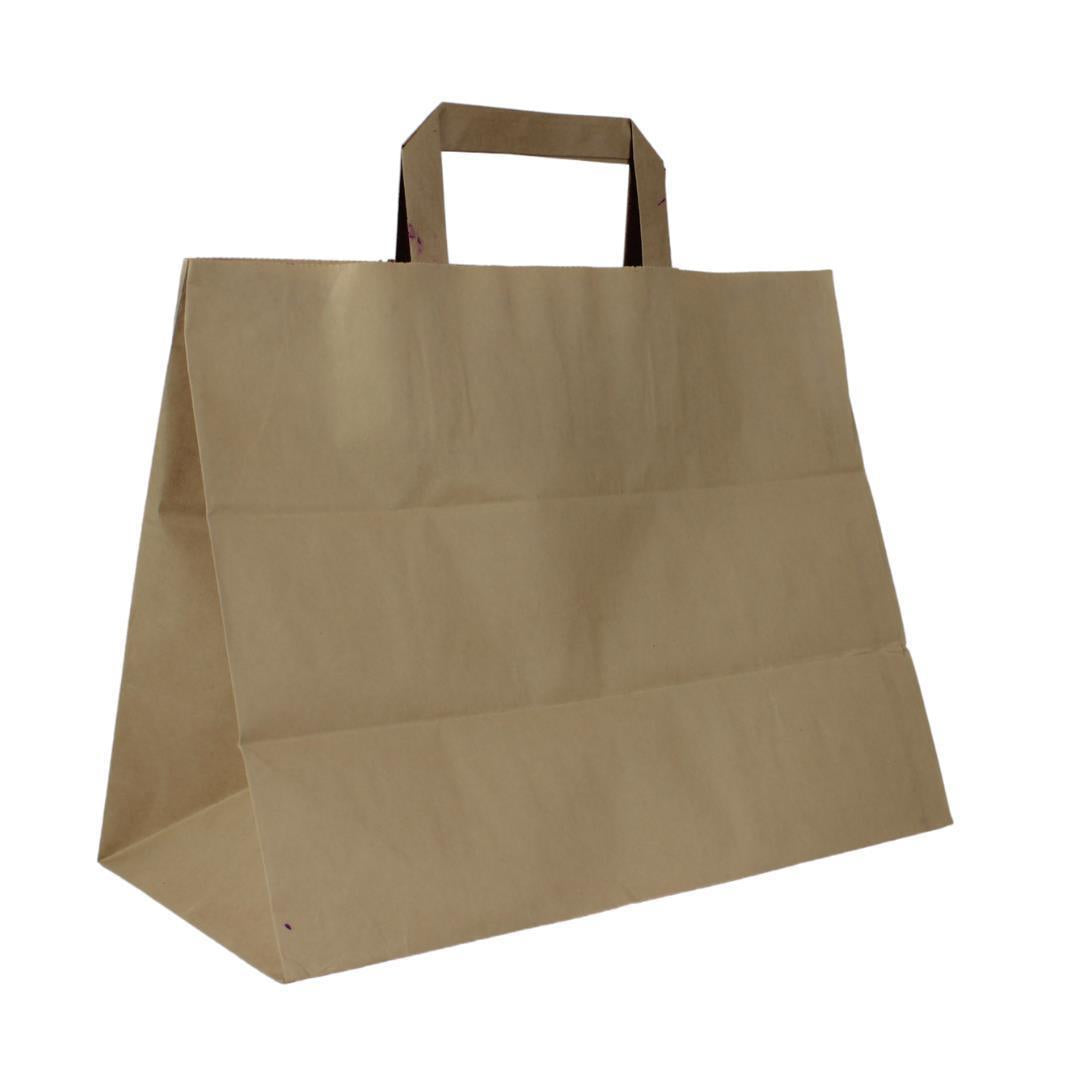 Papiertragetaschen braun variationen