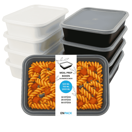 Meal Prep Boxen 500ml, 750ml & 1000ml