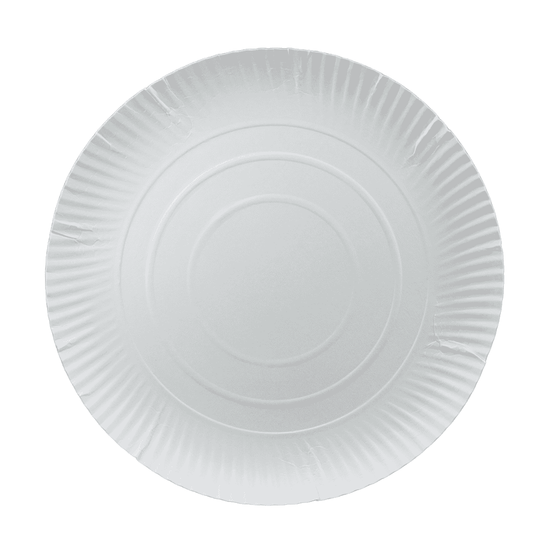 Pappteller ungeteilt 30cm. –