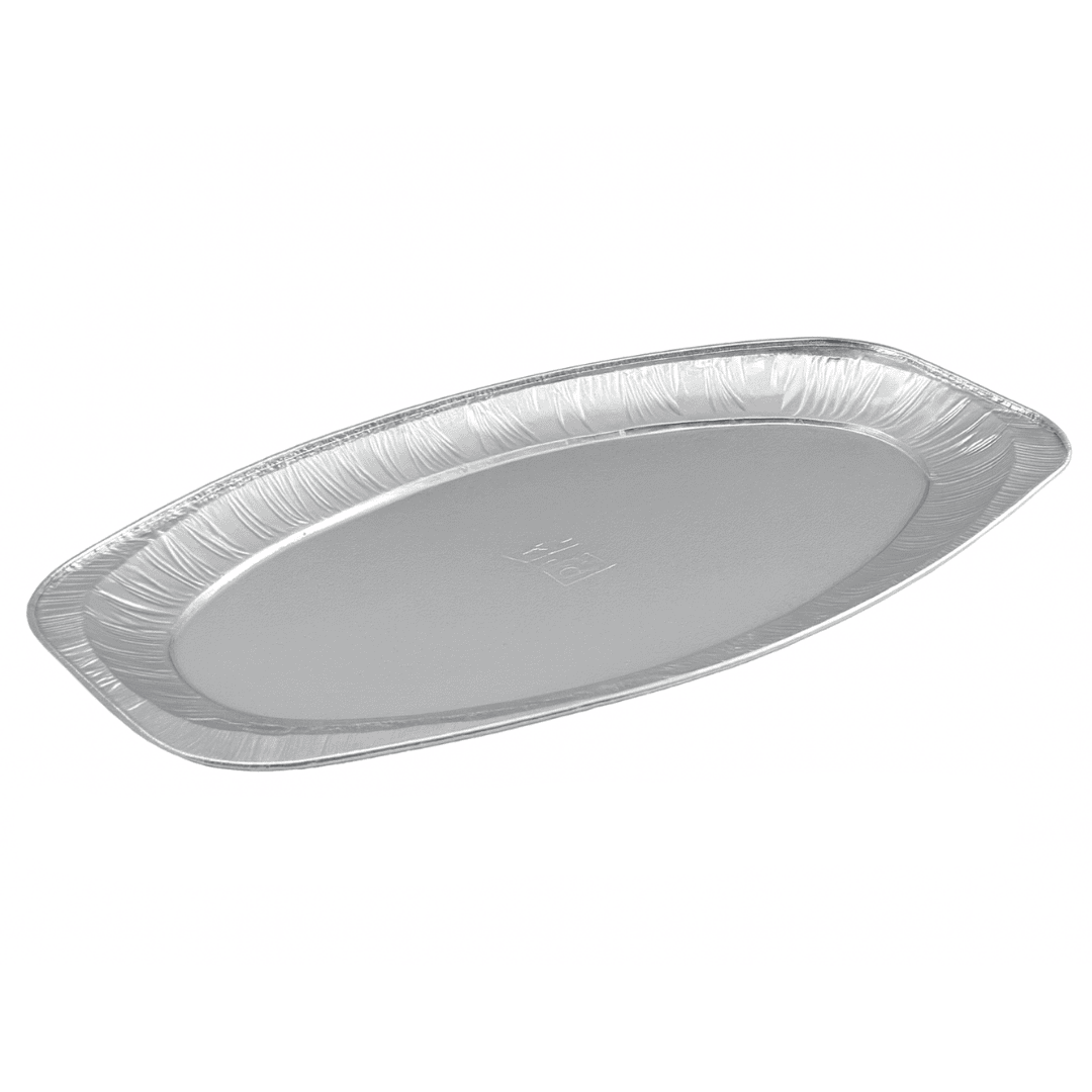Aluservierplatte Oval 55 cm