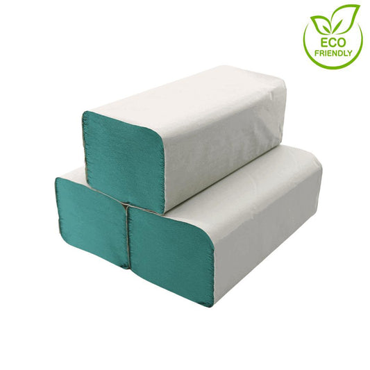 Papierhandtücher Grün 25 x 23 cm 1-lagig 5000 Blatt