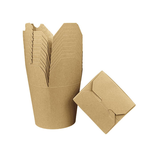 Nudelbox 750ml / 26oz braun 500 Stück