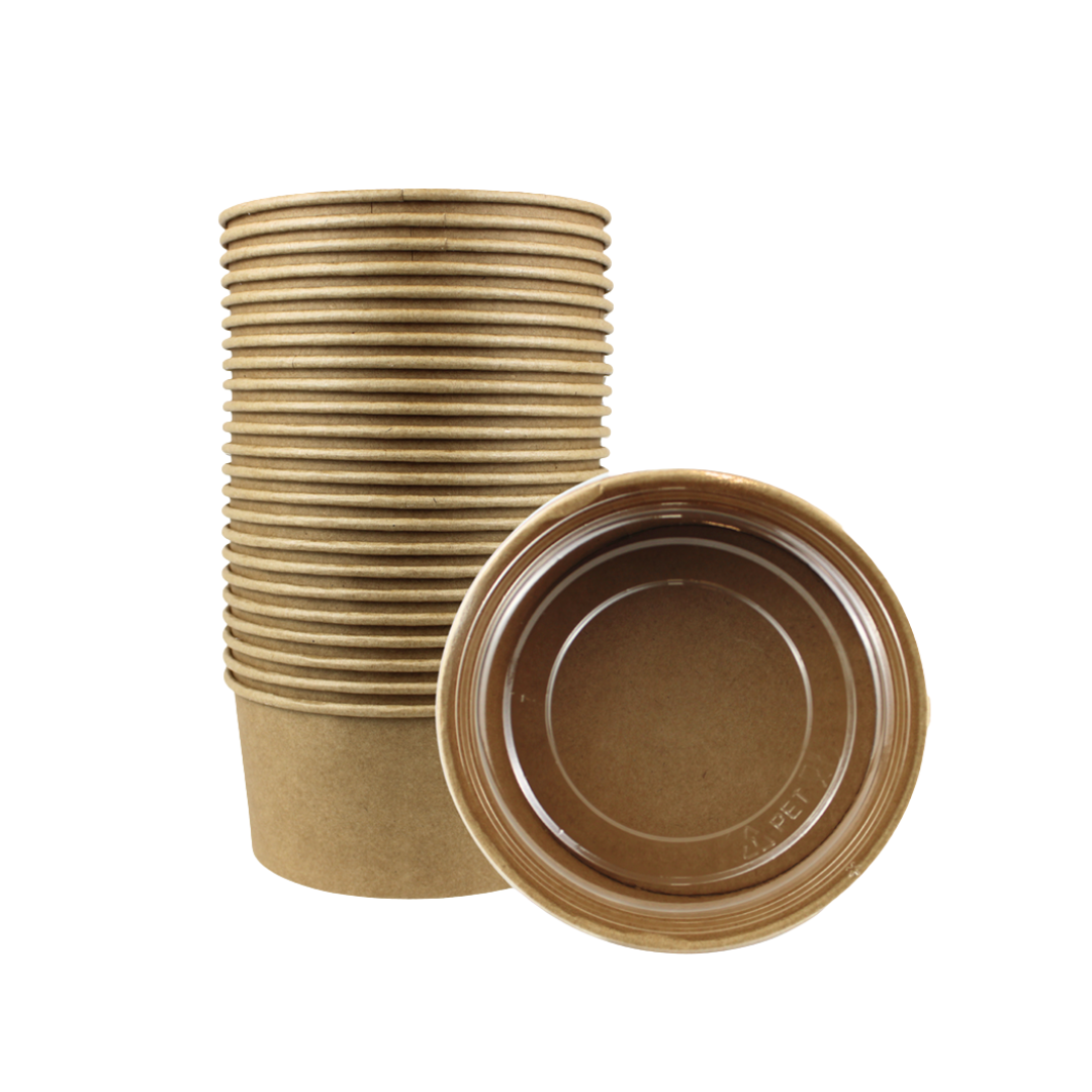 Salatschalen 750ml / 26oz braun
