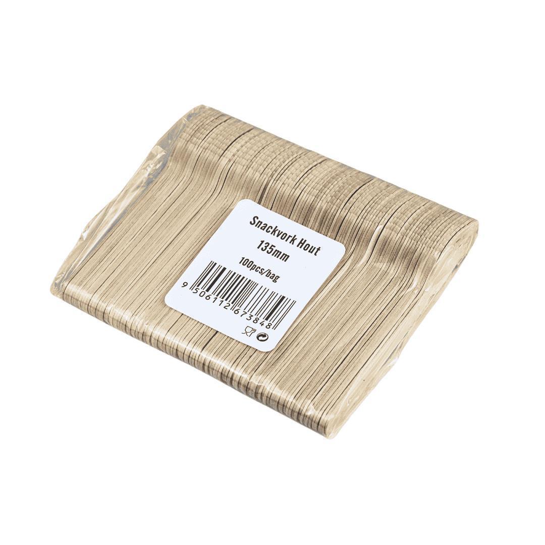 Holz-Snackgabeln 135mm