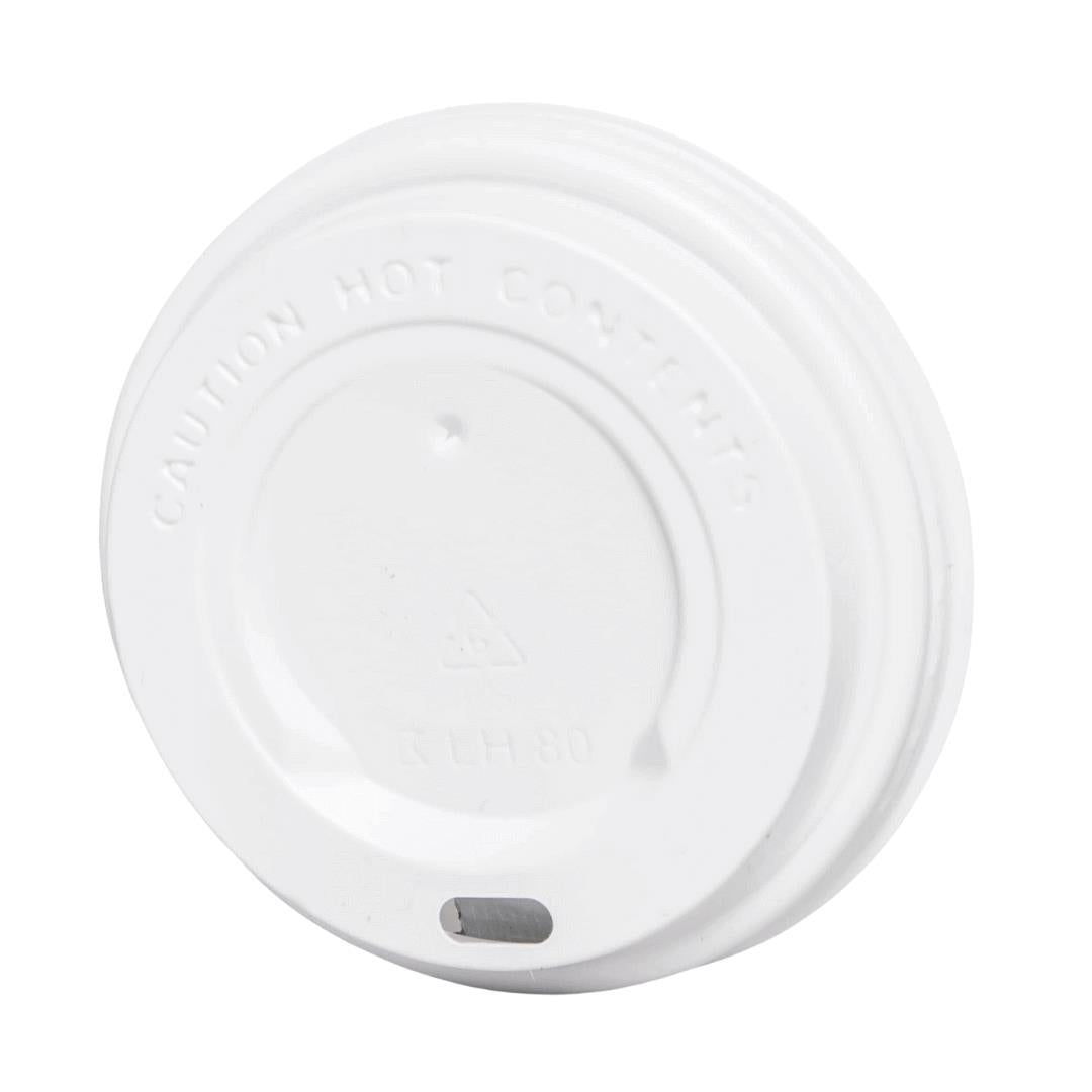 Deckel für Kaffeebecher 80mm Weiß