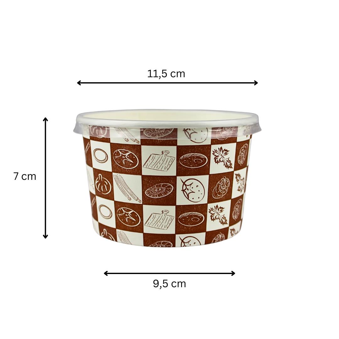 Suppenbecher 16 oz mit PP Deckel