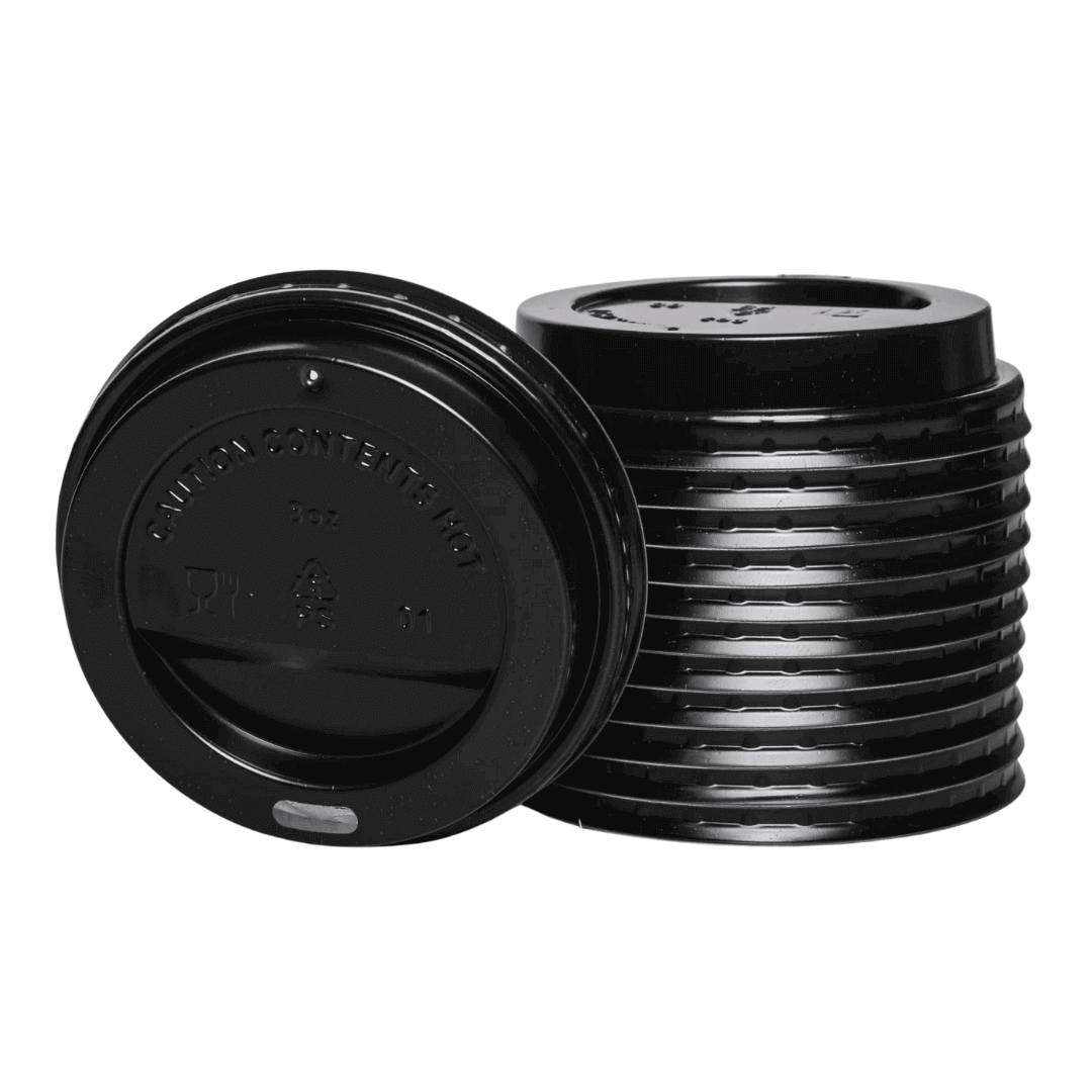 Deckel für Kaffeebecher 80mm schwarz