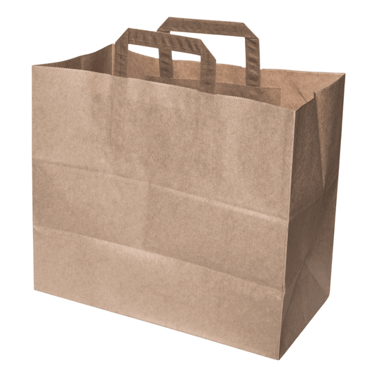 Papiertragetaschen braun variationen