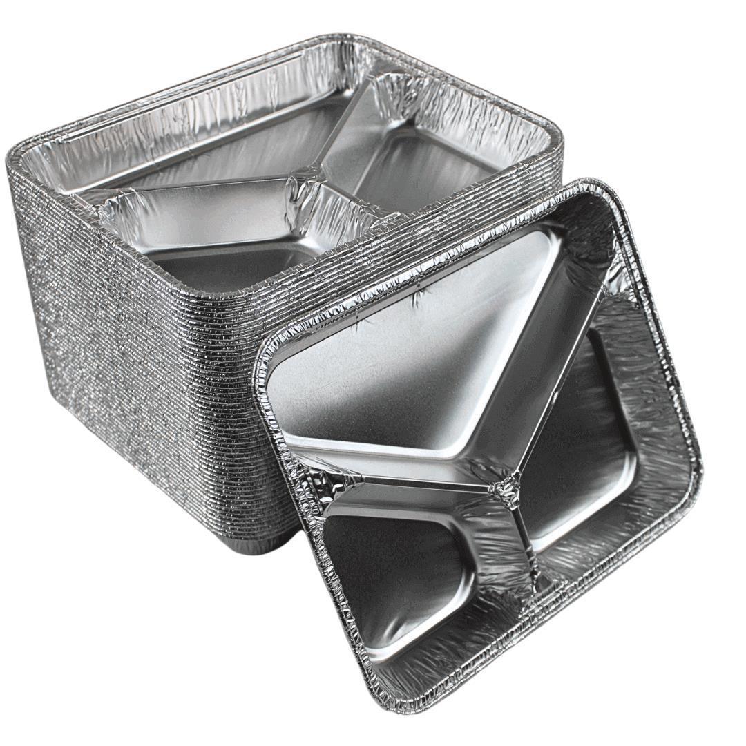 Aluschalen R881 780ml - dreigeteilt