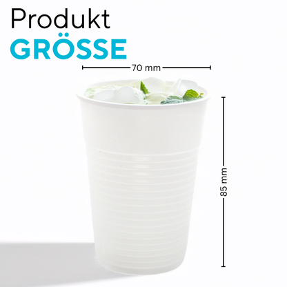 Trinkbecher 200 ml weiß (1000)