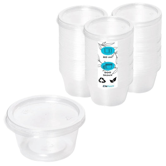 PP Dressingbecher 80ml 500 Stück