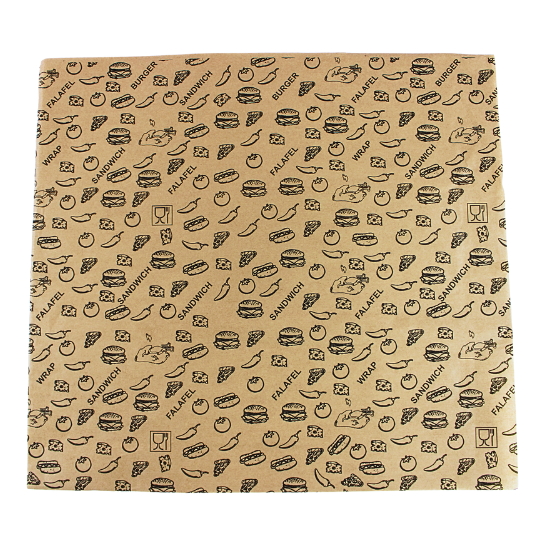 Hamburgerpapier Braun 30×40 cm & 45×50 cm 1000 Stück