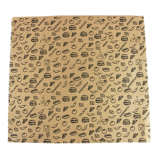 Hamburgerpapier Braun 30×40 cm & 45×50 cm 1000 Stück
