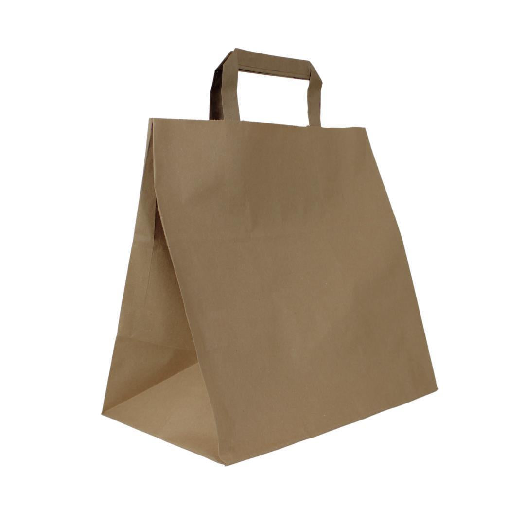 Papiertragetaschen braun variationen