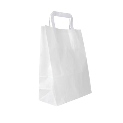 Papiertragetaschen weiß variationen