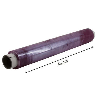 PE Frischhaltefolie Lila 30cm / 45cm - 4 Rollen