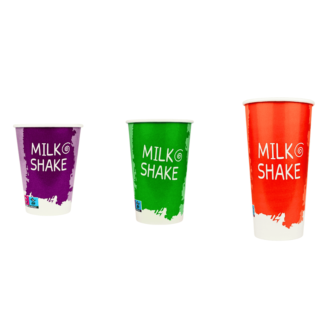 Einweg Milkshake-Becher 300-500ml