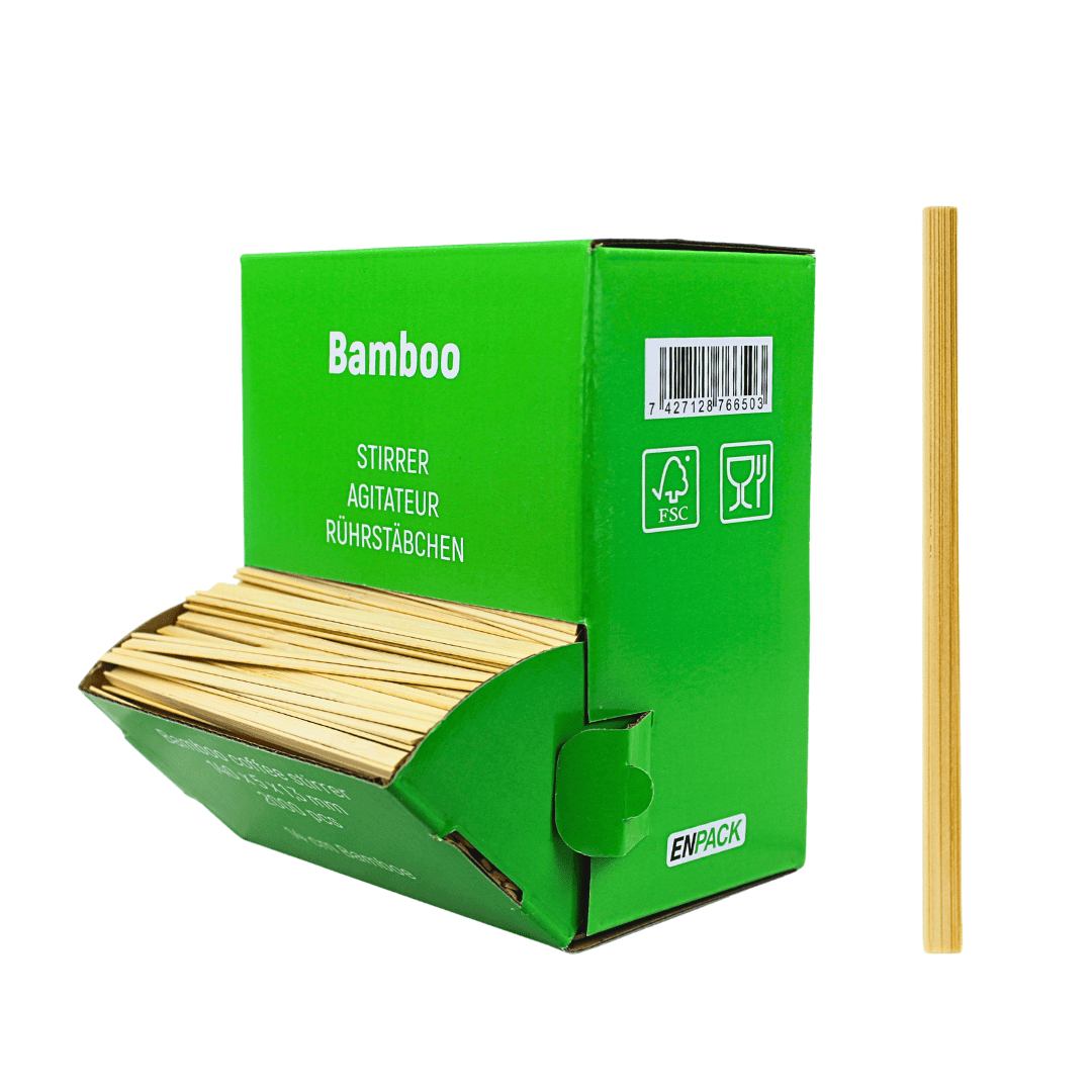 Bambus Rührstäbchen 110mm 2000 Stück