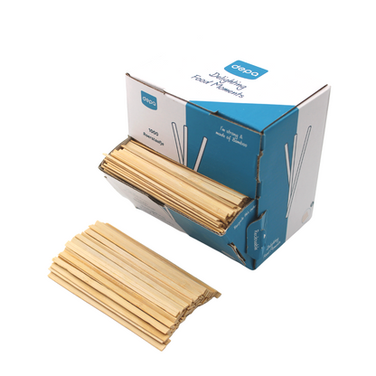 Holz-Rührstäbchen im Spender 1000 Stück
