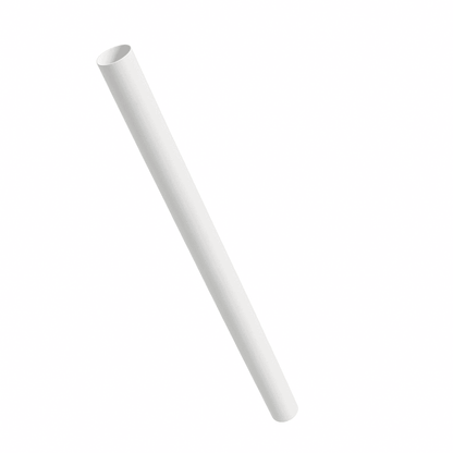 Strohalm Papier 8 x197 mm 200 Stk weiss