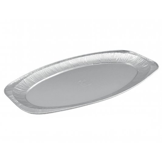Aluservierplatte Oval 55 cm