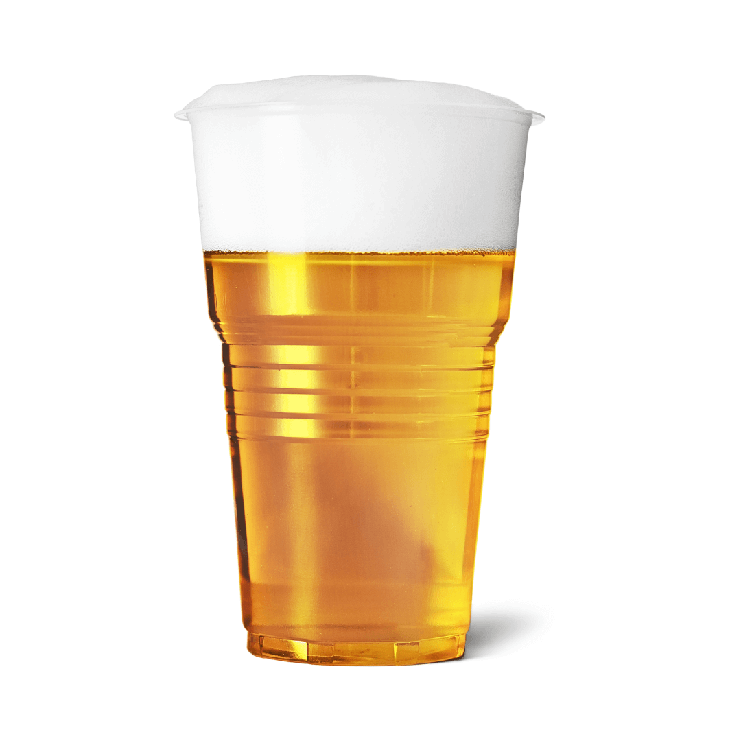 Einweg Bierbecher 250 ml transparent