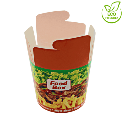 Kraftpapier Döner Box 750ml / 26oz 500 Stück