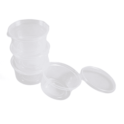 PP Dressingbecher mit anhängendem Deckel 30ml 500 Stück