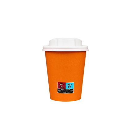 Einweg Kaffeebecher 200ml / 8oz Orange