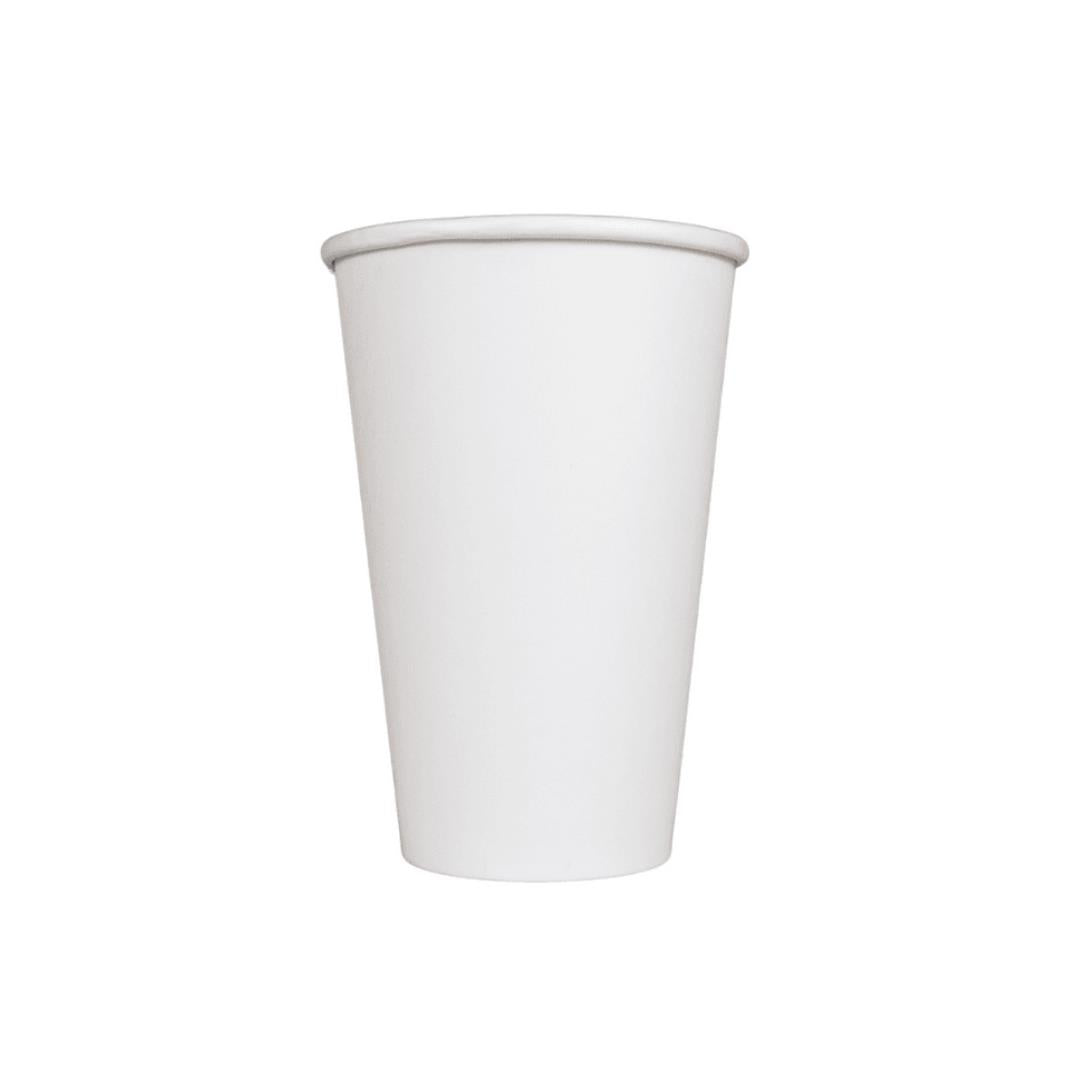Einweg Kaffeebecher 300ml / 12oz Weiß