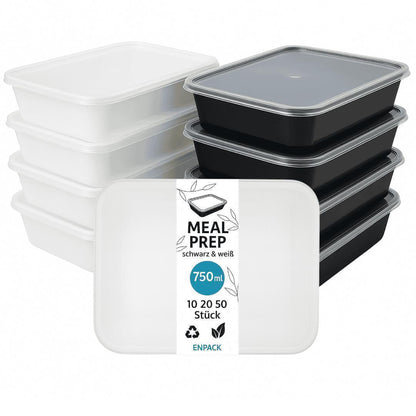 Meal Prep Boxen 500ml, 750ml & 1000ml