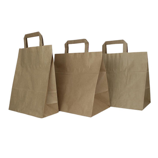Papiertragetaschen braun Variationen
