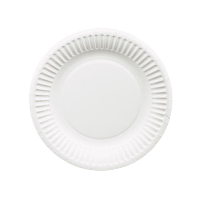 Pappteller ungeteilt 18 cm