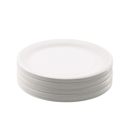 Pappteller ungeteilt 18 cm