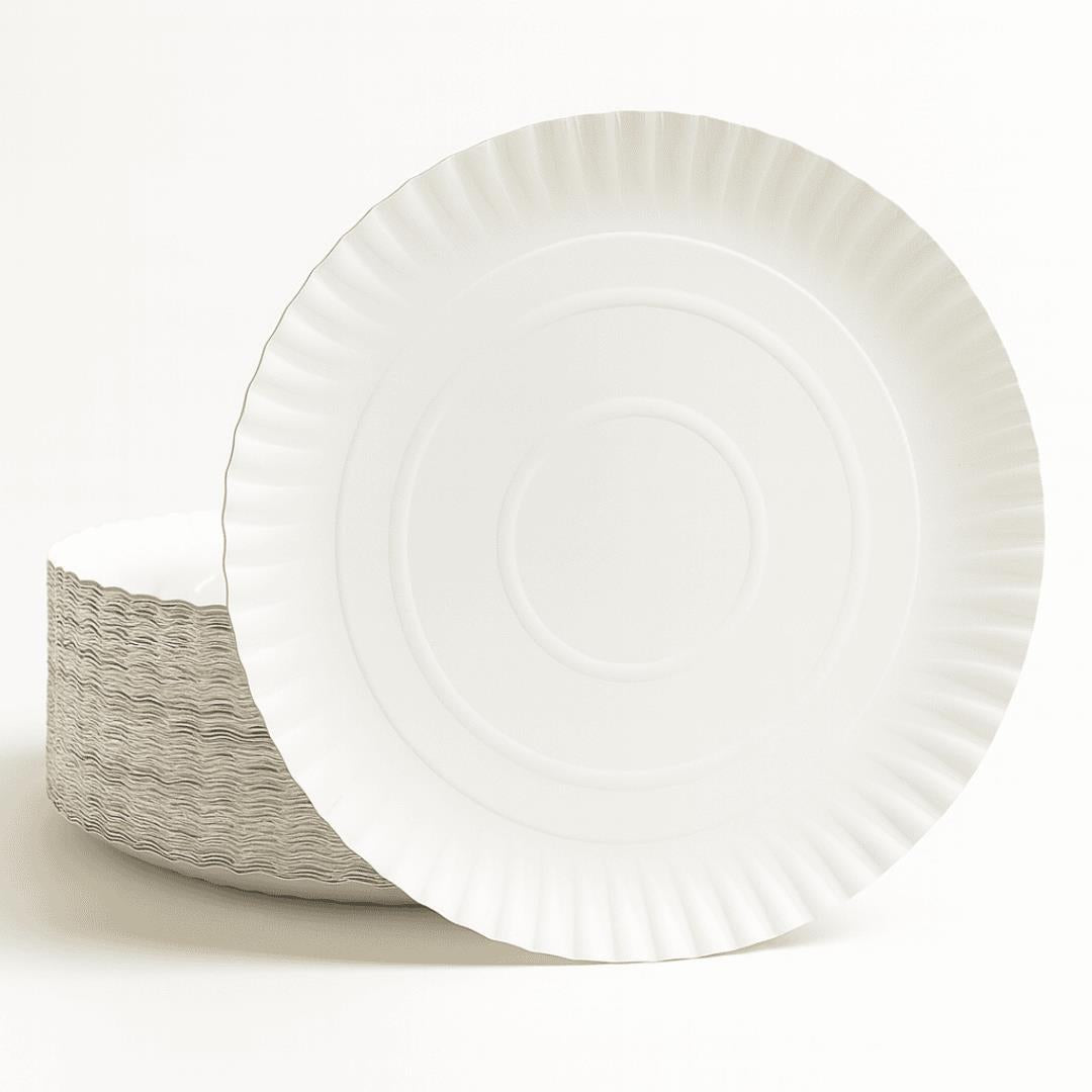 Pappteller ungeteilt 26 cm