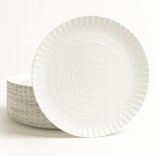 Pappteller ungeteilt 26 cm
