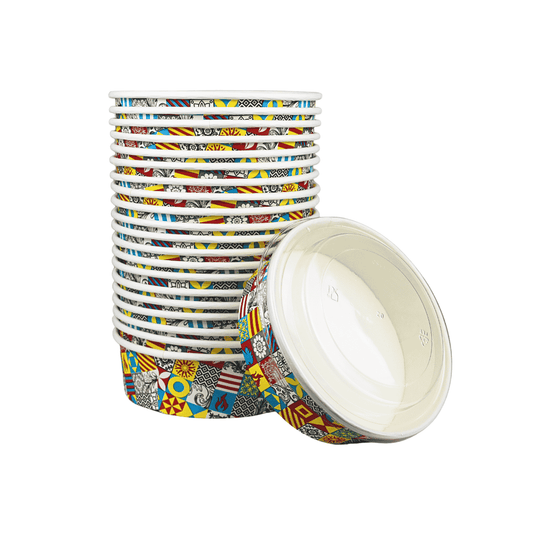 Salatschalen Bunt 500ml / 16oz bunt