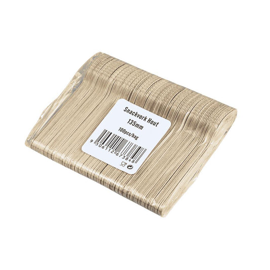 Holz-Snackgabeln 135mm