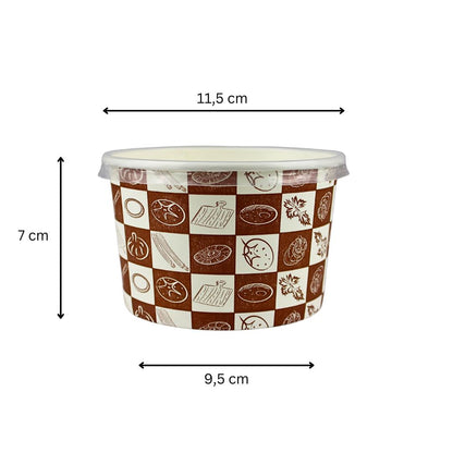 Suppenbecher 16 oz mit PP Deckel