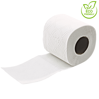 Zellstoff Toilettenpapier 3-lagig 150 Blatt 64 Rollen