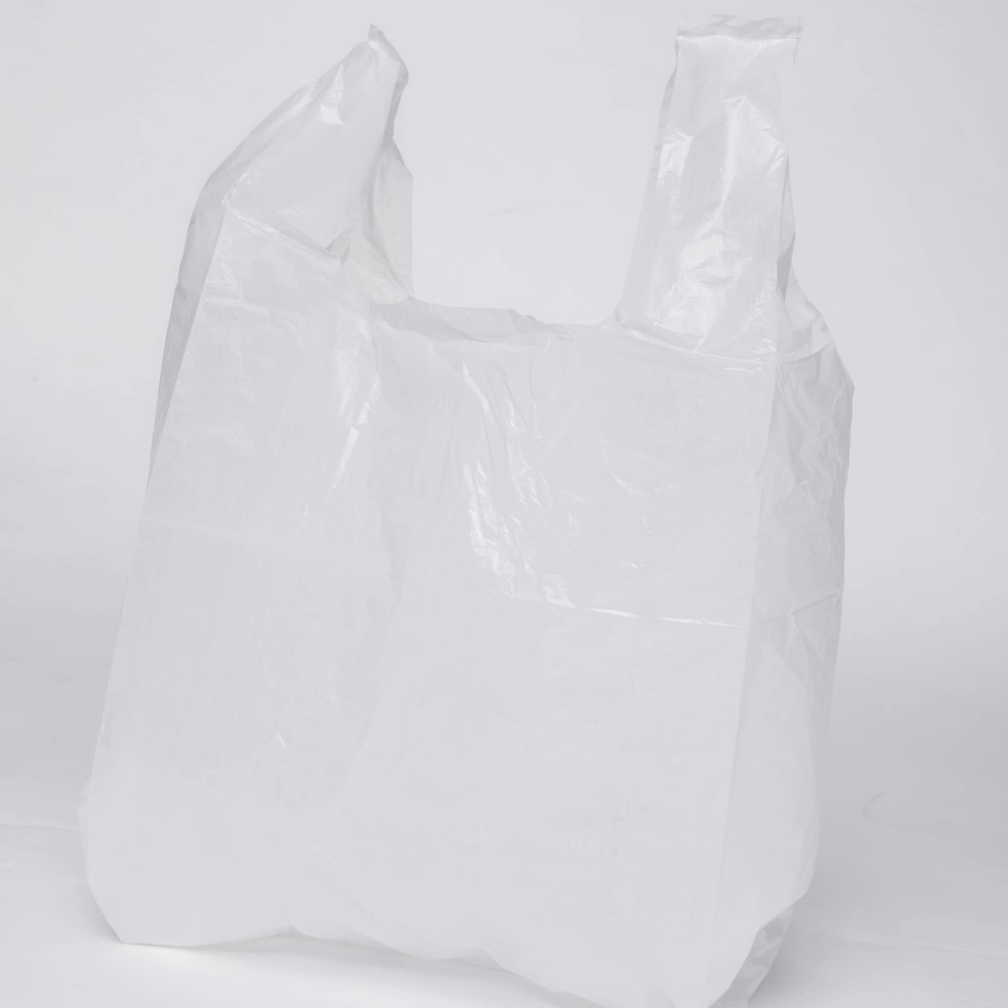 Plastikbeutel weiß / transparent Enpack Hemdchen-Tragetaschen aus HDPE 1000 Stück 45cm x 12cm x 25cm Einkaufstüten 21 my Gemüsetüten Kunststoff Tüten Plastiktragetaschen 